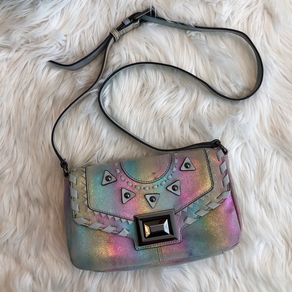 Aimee Kestenberg Handbags - Aimee Kestenberg Mermaid Rainbow Shimmer Bag